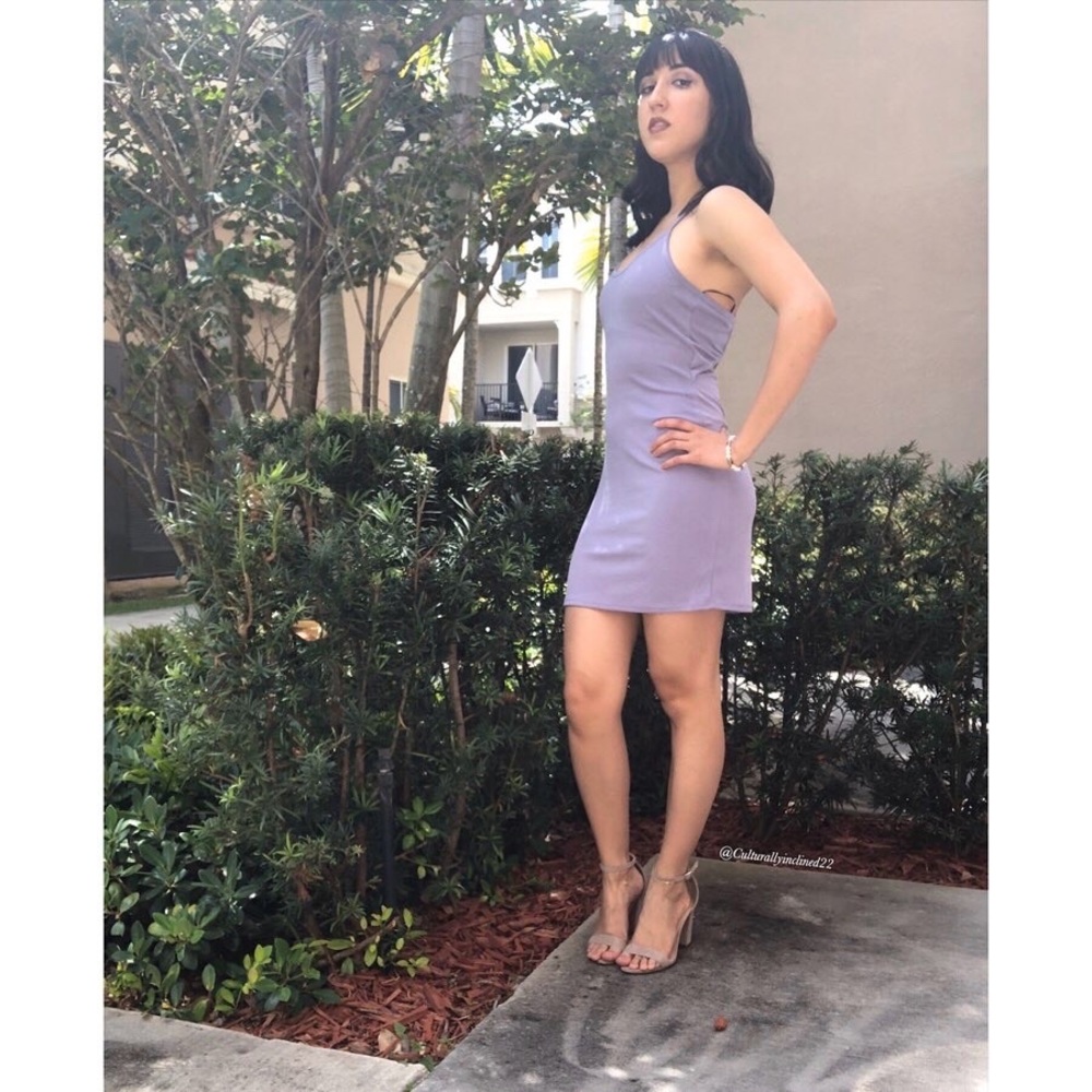 Lilac Tank Mini Dress (Sm) NWOT